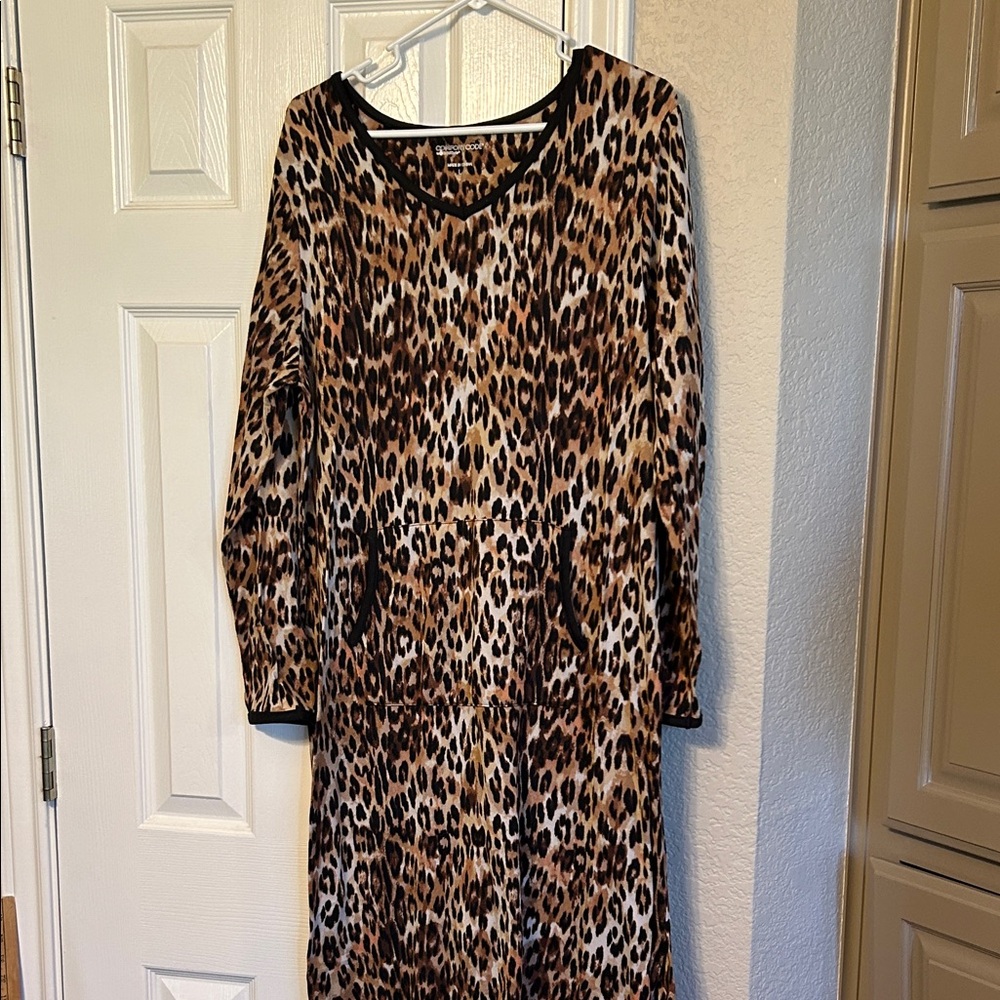 Leopard Print Gown or Robe